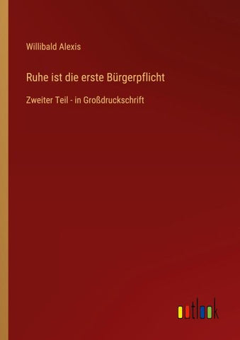 Ruhe ist die erste Bürgerpflicht