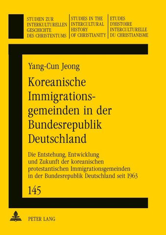 Koreanische Immigrationsgemeinden in der Bundesrepublik Deutschland