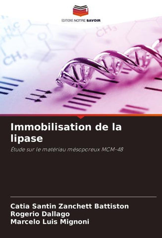 Immobilisation de la lipase