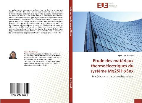 Etude des matériaux thermoélectriques du système Mg2Si1-xSnx