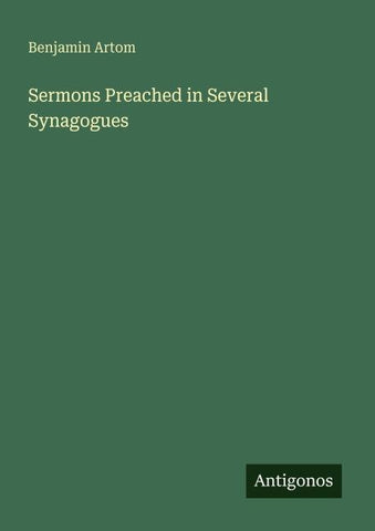 Sermons Preached in Several Synagogues