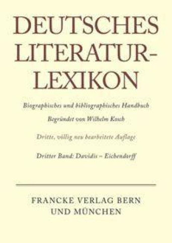Deutsches Literatur-Lexikon / Davidis - Eichendorff