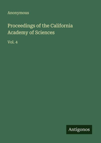 Proceedings of the California Academy of Sciences