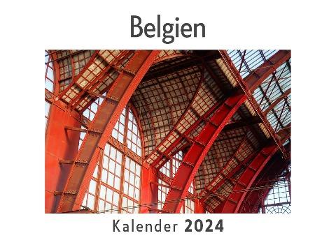 Belgien (Wandkalender 2024, Kalender DIN A4 quer, Monatskalender im Querformat mit Kalendarium, Das perfekte Geschenk)