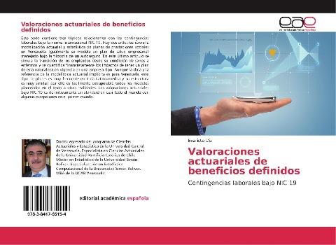 Valoraciones actuariales de beneficios definidos