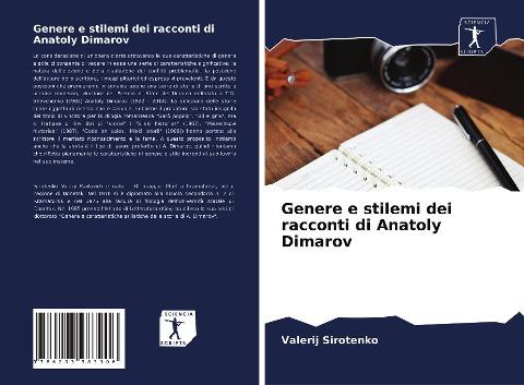 Genere e stilemi dei racconti di Anatoly Dimarov