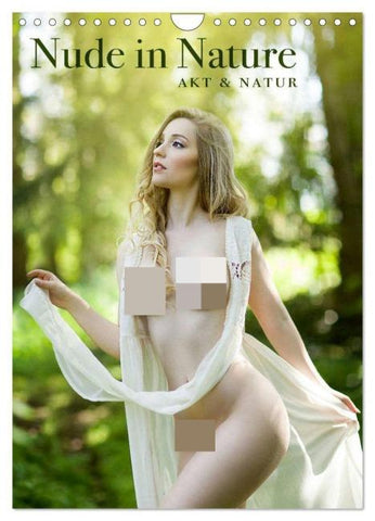 Nude in Nature - Akt und Natur (Wandkalender 2026 DIN A4 hoch), CALVENDO Monatskalender