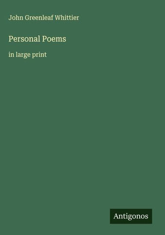 Personal Poems