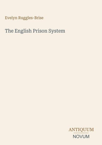 The English Prison System