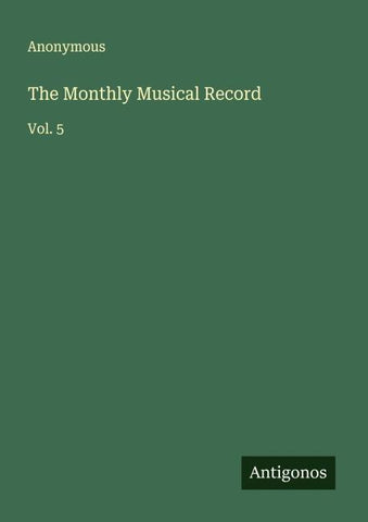 The Monthly Musical Record