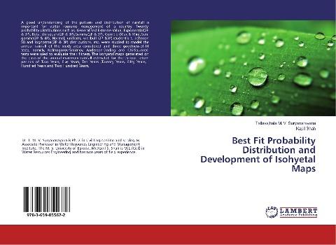 Best Fit Probability Distribution and Development of Isohyetal Maps