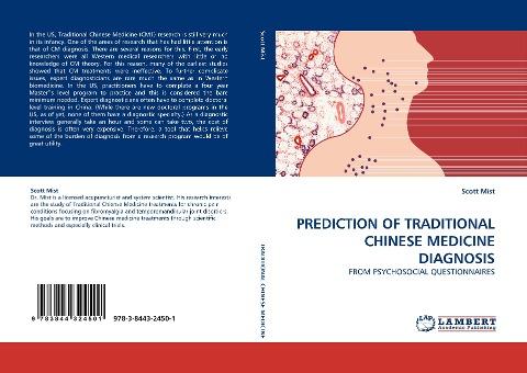 PREDICTION OF TRADITIONAL CHINESE MEDICINE DIAGNOSIS