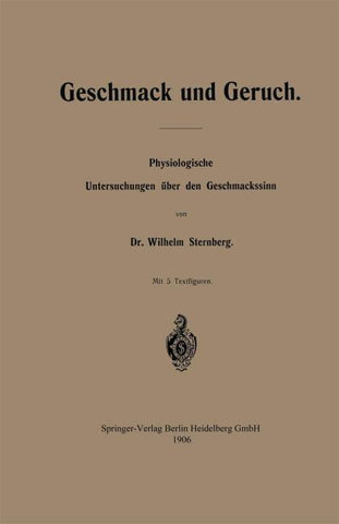 Geschmack und Geruch
