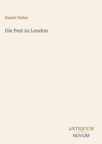 Die Pest zu London