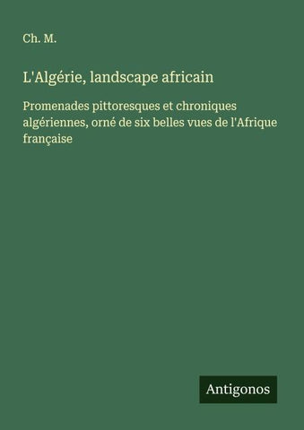 L'Algérie, landscape africain