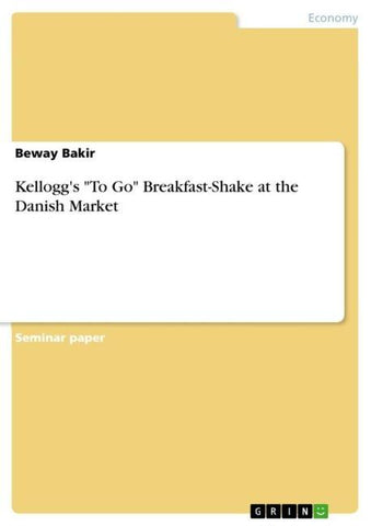 Kellogg's "To Go" Breakfast-Shake at the Danish Market