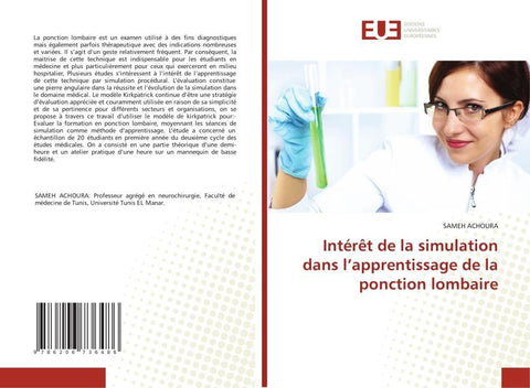 Intérêt de la simulation dans l'apprentissage de la ponction lombaire