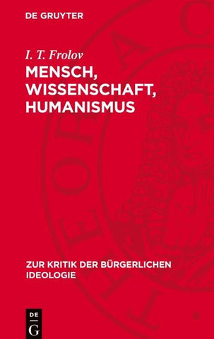 Mensch, Wissenschaft, Humanismus