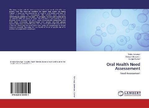 Oral Health Need Assessement