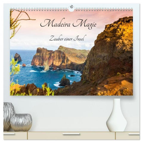 Madeira Magie (hochwertiger Premium Wandkalender 2026 DIN A2 quer), Kunstdruck in Hochglanz
