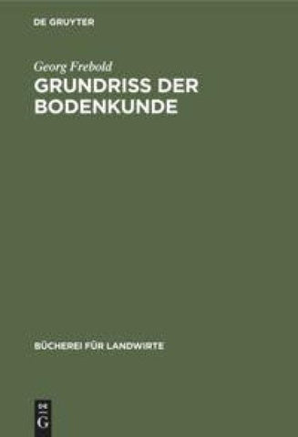 Grundriß der Bodenkunde