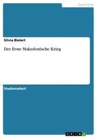 Der Erste Makedonische Krieg