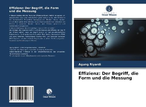 Effizienz: Der Begriff, die Form und die Messung