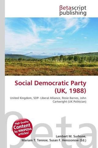 Social Democratic Party (UK, 1988)