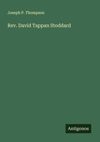 Rev. David Tappan Stoddard