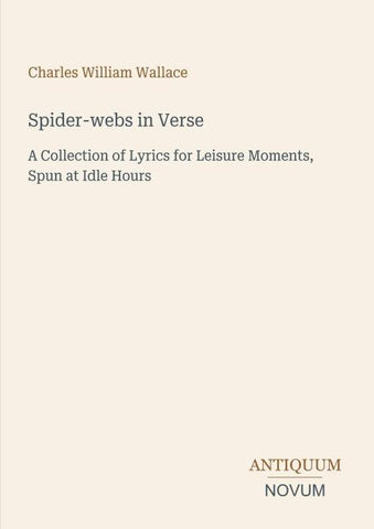 Spider-webs in Verse