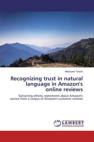 Recognizing trust in natural language in Amazon's online reviews