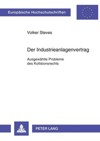 Der Industrieanlagenvertrag