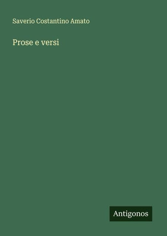 Prose e versi
