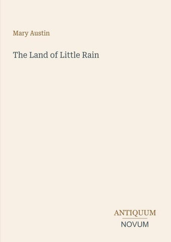 The Land of Little Rain