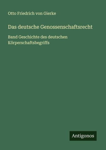 Das deutsche Genossenschaftsrecht