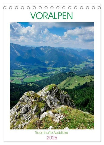 Voralpen (Tischkalender 2026 DIN A5 hoch), CALVENDO Monatskalender