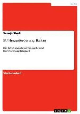 EU-Herausforderung: Balkan