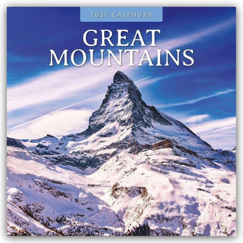 Great Mountains – Die höchsten Berge 2027 – 16-Monatskalender