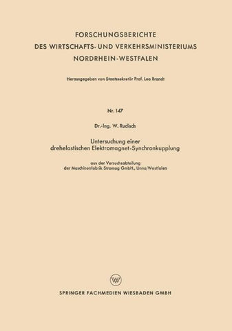 Untersuchung einer drehelastischen Elektromagnet-Synchronkupplung