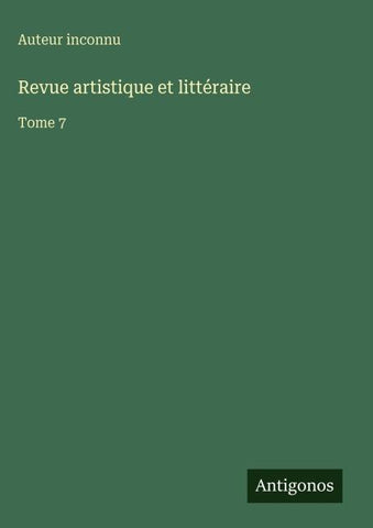 Revue artistique et littéraire