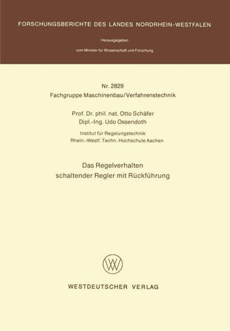 Das Regelverhalten schaltender Regler mit Rückführung