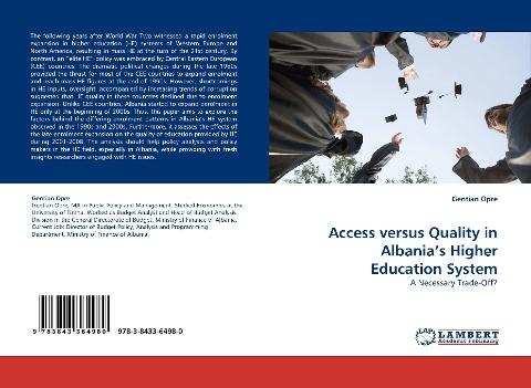 Access versus Quality in Albania's Higher Education System