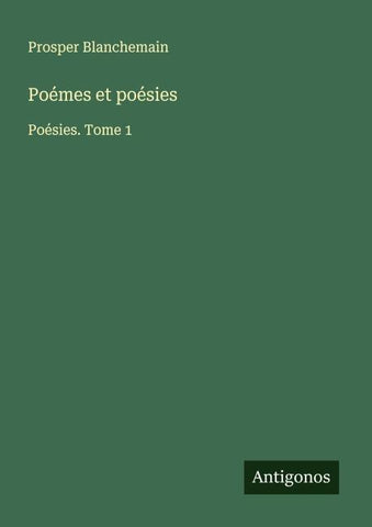 Poémes et poésies