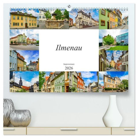 Ilmenau Impressionen (hochwertiger Premium Wandkalender 2026 DIN A2 quer), Kunstdruck in Hochglanz