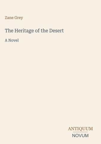 The Heritage of the Desert