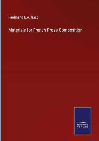 Materials for French Prose Composition