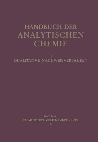 Elemente der Vierten Hauptgruppe