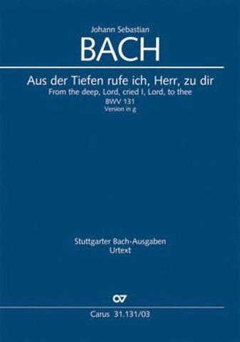 Aus der Tiefen rufe ich, Herr, zu dir (Klavierauszug)