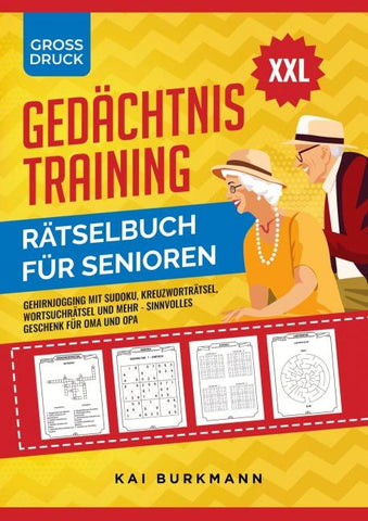 XXL Gedächtnistraining Rätselbuch für Senioren