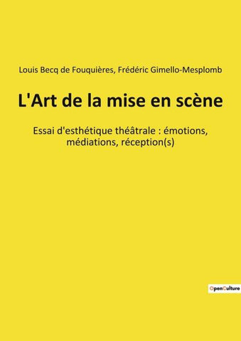 L'Art de la mise en scène
